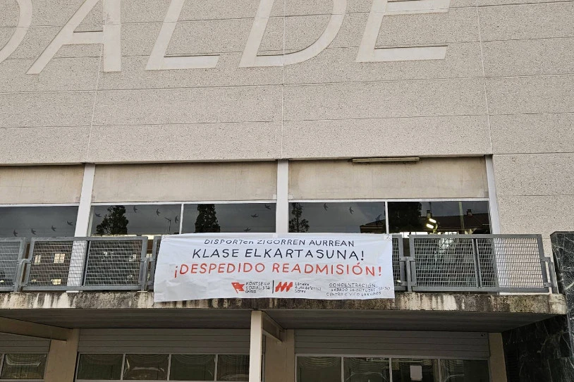 Gasteizko Disporten zigorren kontra, mobilizatzen ari dira langileak eta LAS