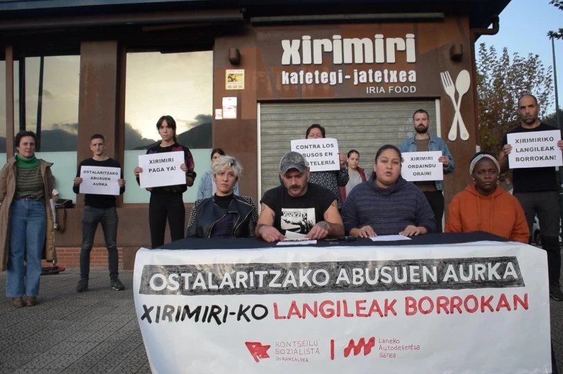Ostalaritzako gehiegikerien kontra mobilizatzera deitu du Durangaldeko Laneko Autodefentsa Sareak