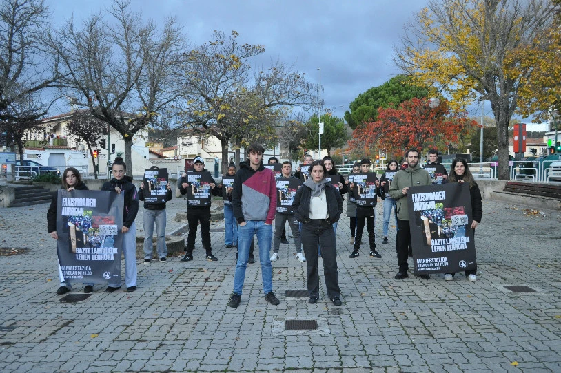 Faxismoaren aurkako manifestazioa antolatu du Txantreako GKSk