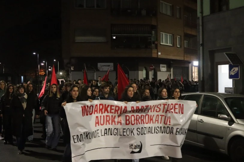Diskurtso matxisten eta erreakzionarioen aurka borrokatzera deitu du Itaiak