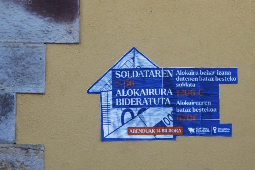 Etxebiden izena eman duten pertsonen kopuruak %46 egin du gora EAEn