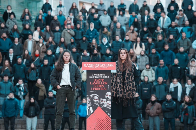 Urtarrilaren 25ean mobilizatzera deitu du GKSk, gerraren eta faxismoaren kontra