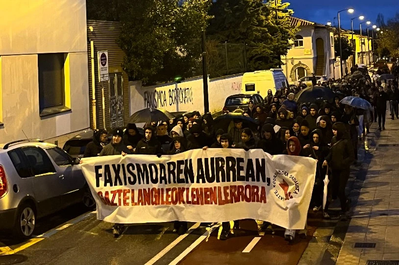 Txantreako GKS faxismoaren gorakadaren aurka mobilizatu da