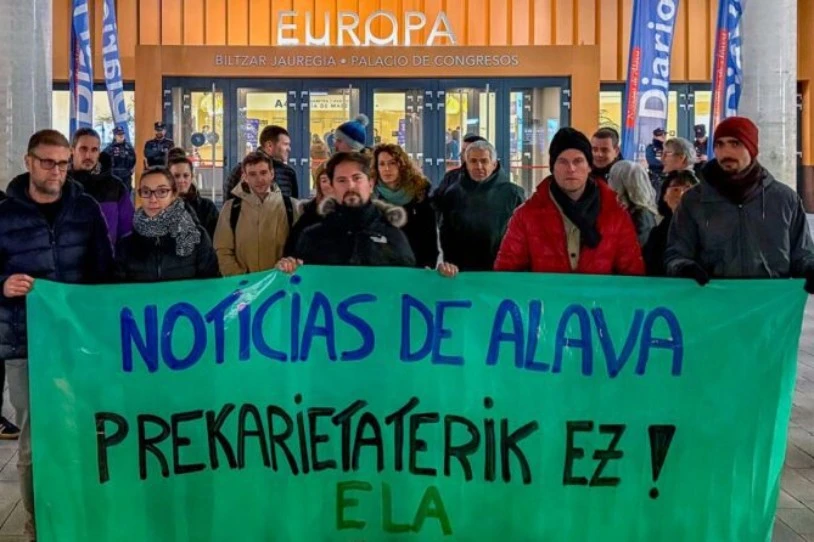 Borrokan ari dira Noticias de Álavako langileak