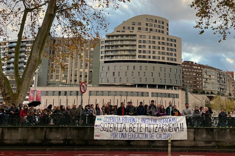 Bilboko Scientia San Pedro eskola itxita: langile batzuek hamar hilabete daramatzate kobratu gabe