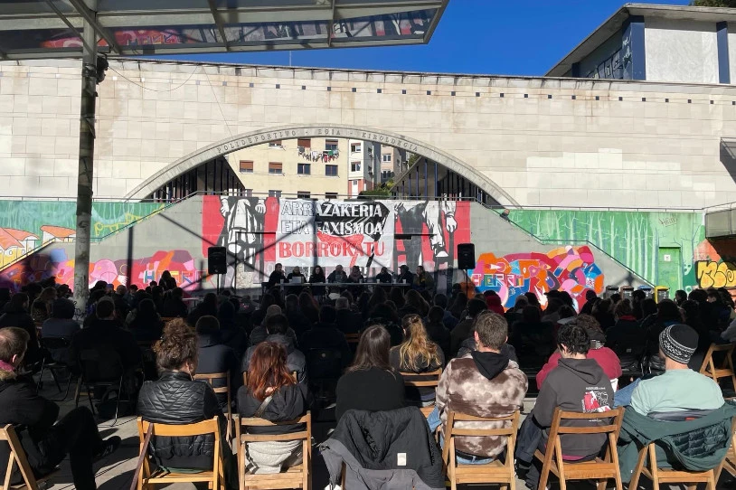 Egun Antifaxista egin dute Donostian lehenengoz