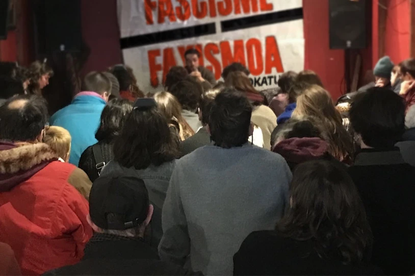 Bigarrenez egin dute Egun Antifaxista Baionan