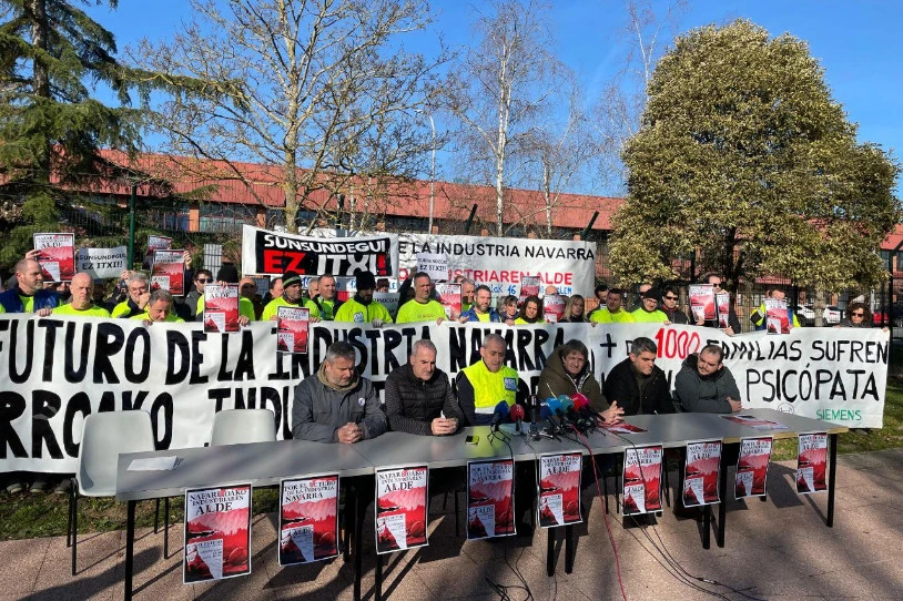 Nafarroako industriaren alde, mobilizatzera deitu dute zazpi langile-batzordek