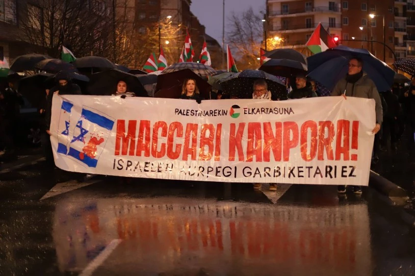 Sionisten aurpegi zuriketari ezetz esan diote Gasteizen