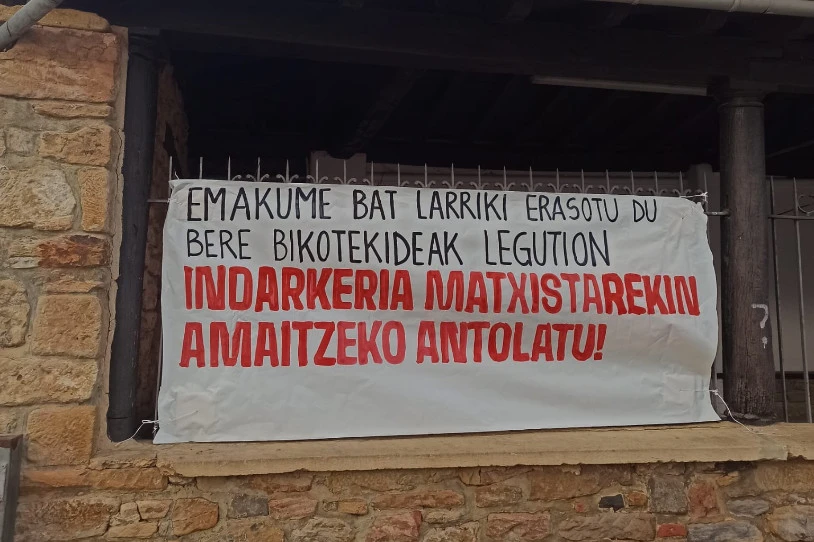 Beste bi eraso matxista larriren berri eman dute Portugaleten eta Legution