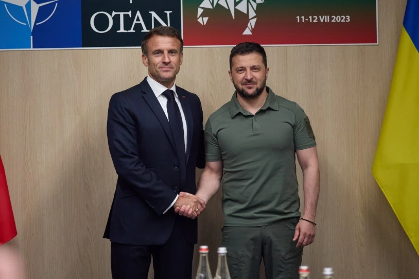 Macronek bilera batera deitu ditu Europako agintariak, Ukrainari buruz eztabaidatzeko