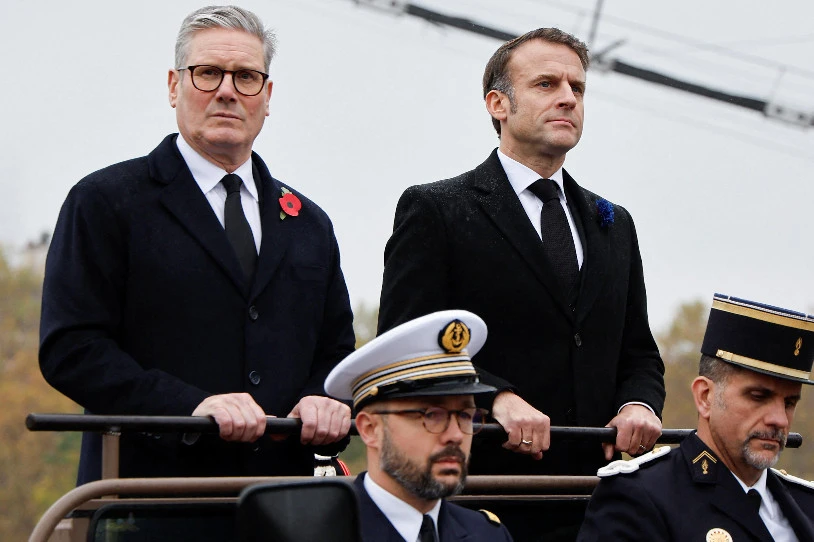 Macron eta Starmer Etxe Zurira joango dira, Trumpi eskatzeko haiek ere kontuan izan ditzala