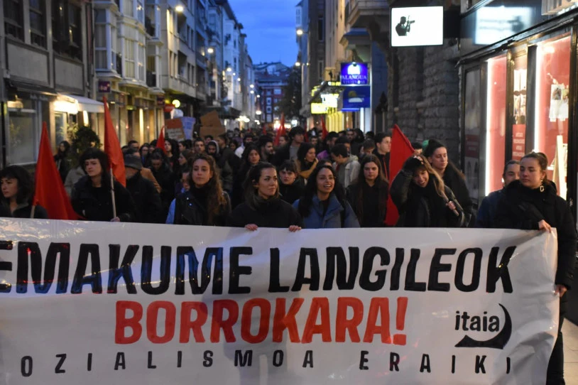 Martxoaren 8rako, Euskal Herriko 25 herritan antolatu ditu mobilizazioak Itaiak