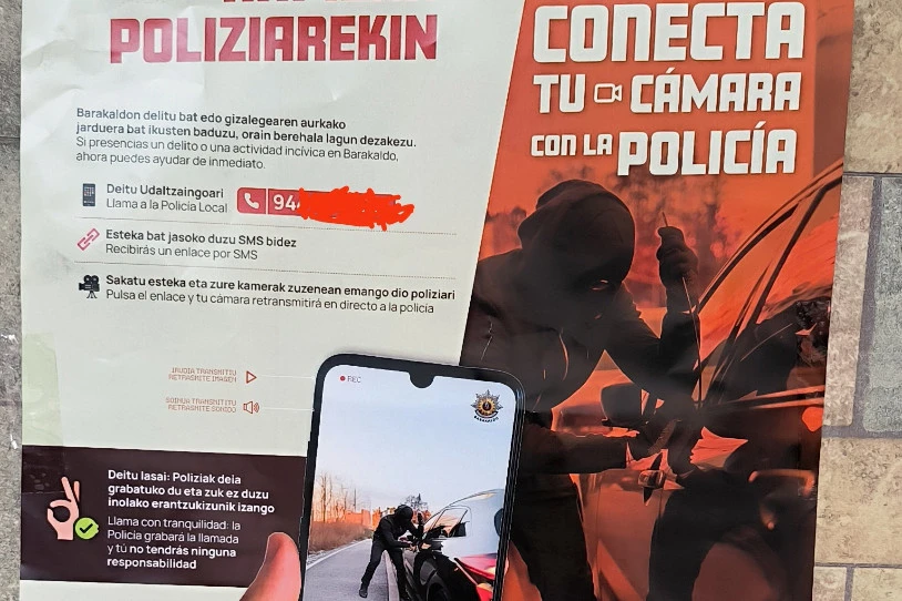 Barakaldon, txibatoak egotea bultzatzen ari da udaltzaingoa