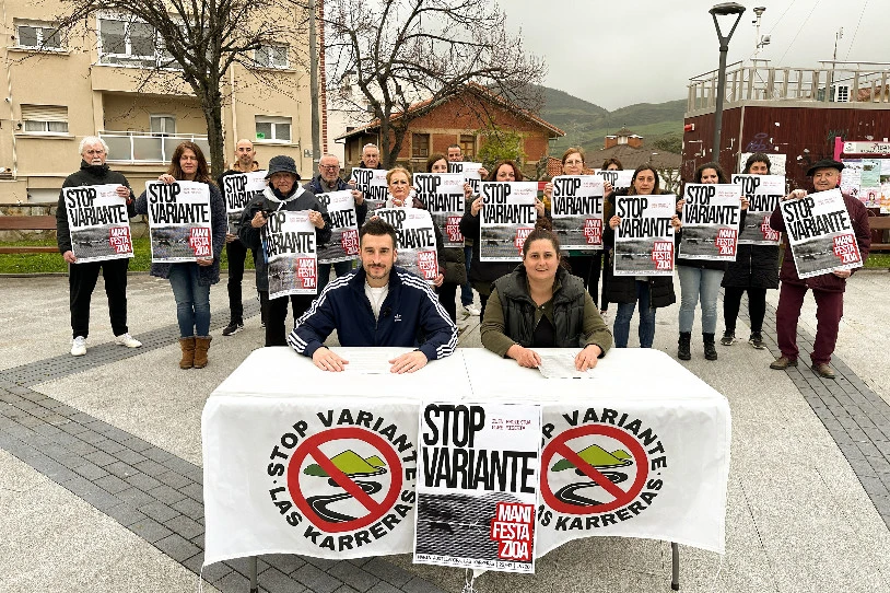 Saihesbidea eraikitzeko planaren aurka mobilizatuko dira bihar Las Carrerasen