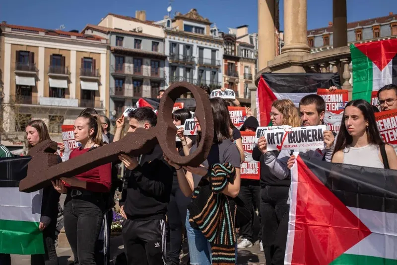 Maiatzaren 17an Iruñean manifestatzera deitu dute, sionistekin harreman oro etetearen alde
