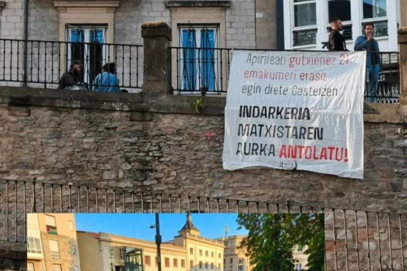 Emakume bati eraso dio bere bikotekideak Gasteizen