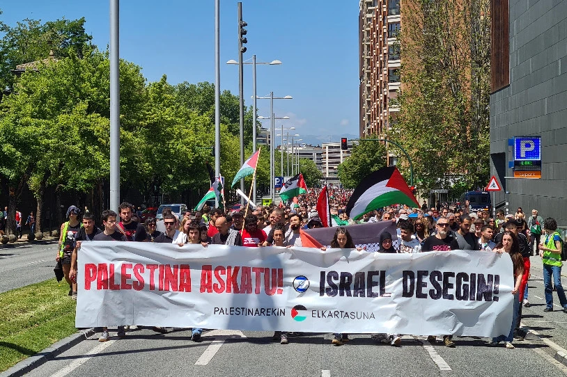Aste honetan mobilizatzera deitu du Palestinarekin Elkartasunak, sionisten konplizeei presioa egiteko