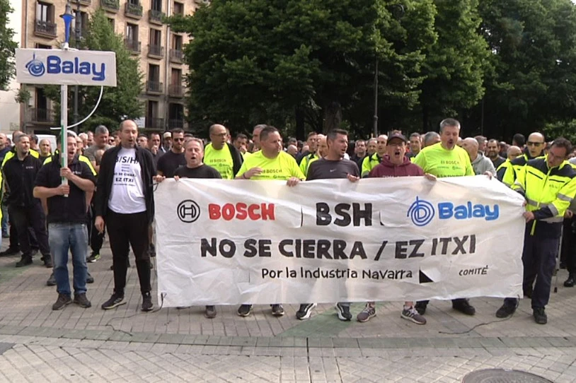 Itxieraren aurka mobilizatzen jarraitzen dute BSHko langileek