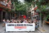 OJS erreakzioaren eta faxismoaren aurka mobilizatu da Badalonan