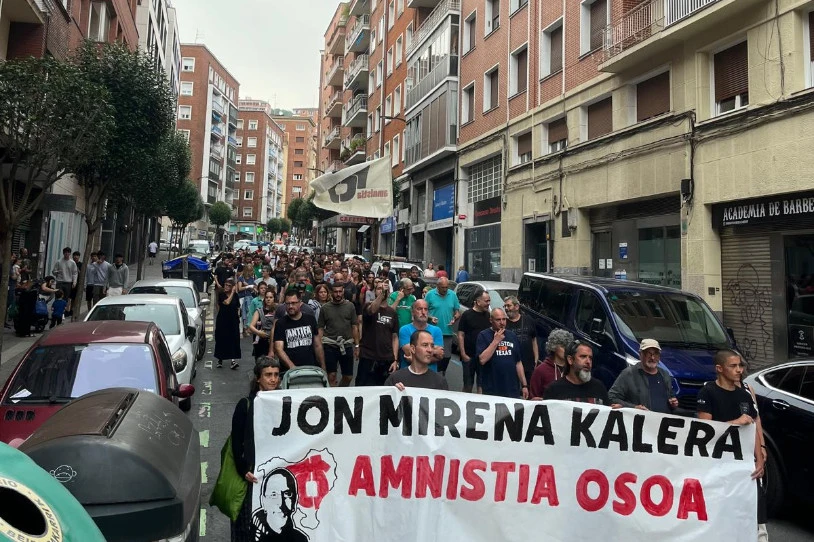 Jon Mirena San Pedro preso politikoa aske gera dadila exijitu dute berriz