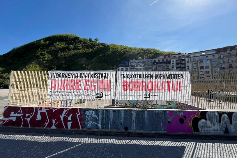 Emakume bat modu jarraituan bortxatu du gizon batek Donostian