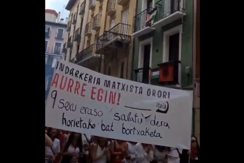 Bortxaketa baten berri eman dute Iruñeko sanferminetan