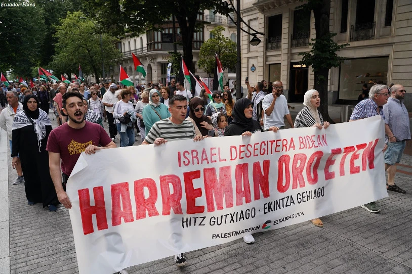 Urriaren 4an palestinar erresistentziaren alde mobilizatzera deitu du Palestinarekin Elkartasunak
