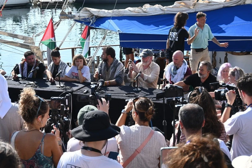 Gazarantz abiatu da Global Sumud Flotilla