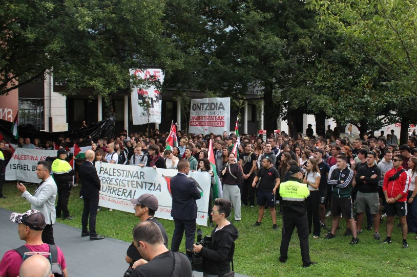Palestinar erresistentziaren alde mobilizatu da IA Ibaetan