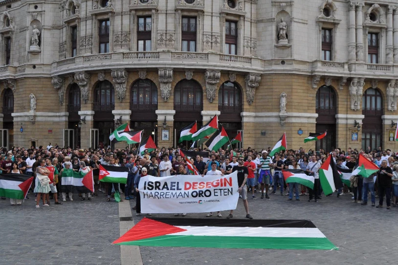 Gazako azken inbasioa salatuko du Bilbon Palestinarekin Elkartasunak