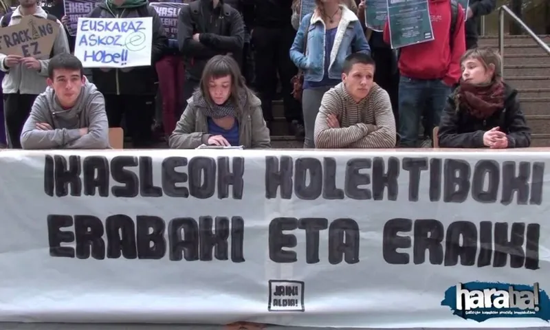 Gasteizko Ikasle Mugimenduak azkenaldian jasandako gertakari errepresibo “larriak” salatu ditu