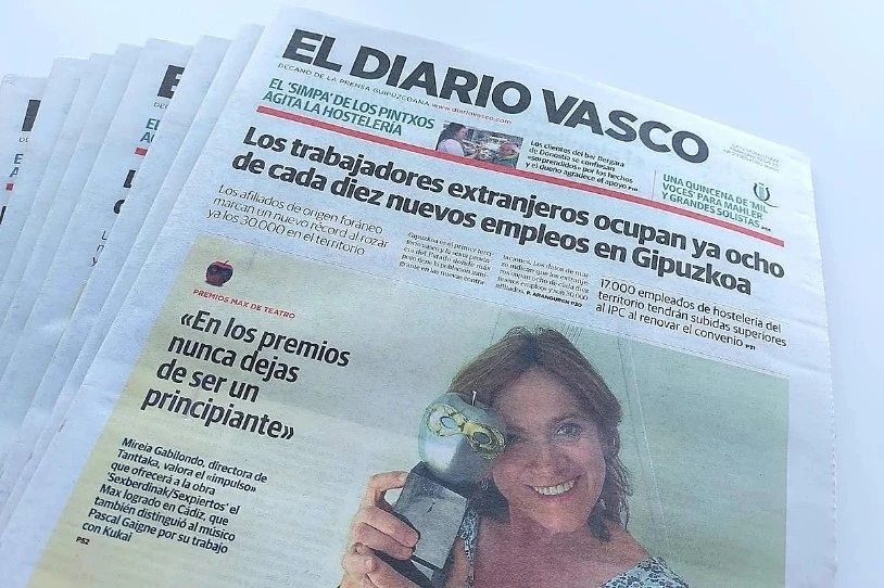 'El Correo' eta 'Diario Vasco' egunkariek poltsikoratu dute euskararen aldeko kanpainetarako dirulaguntzen %13