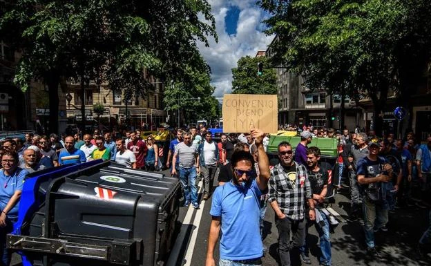 Manifestazioa deitu dute Bizkaiko metalgintza sektoreko langileek, asteazkeneko negoziazio mahaiaren porrotaren ostean