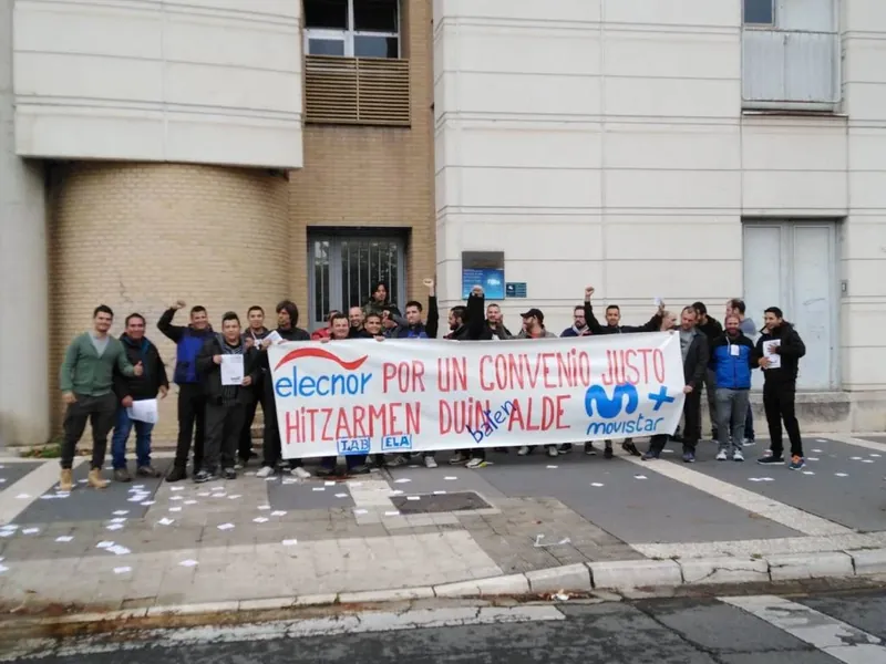 Greba egingo dute berriz Elecnor Telecomunicacioneseko langileek