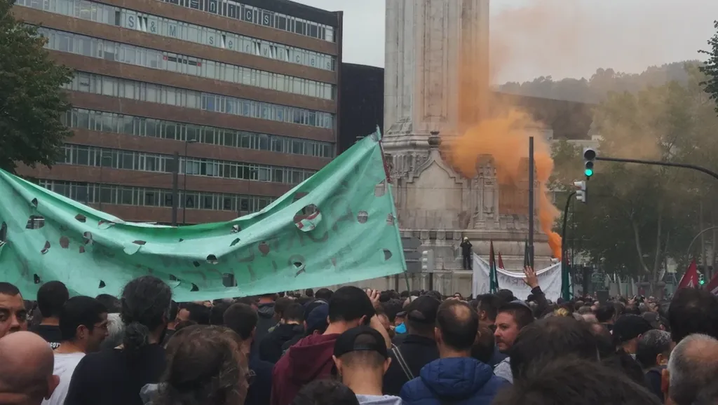 Beste zortzi borroka egunera dei egin dute Bizkaiko metalean