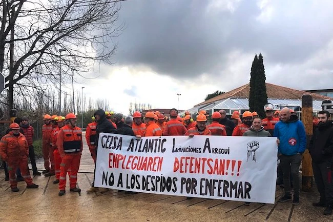 Behargin bat kaleratu dute Arabako Celsa enpresatik, gaixorik zegoelako