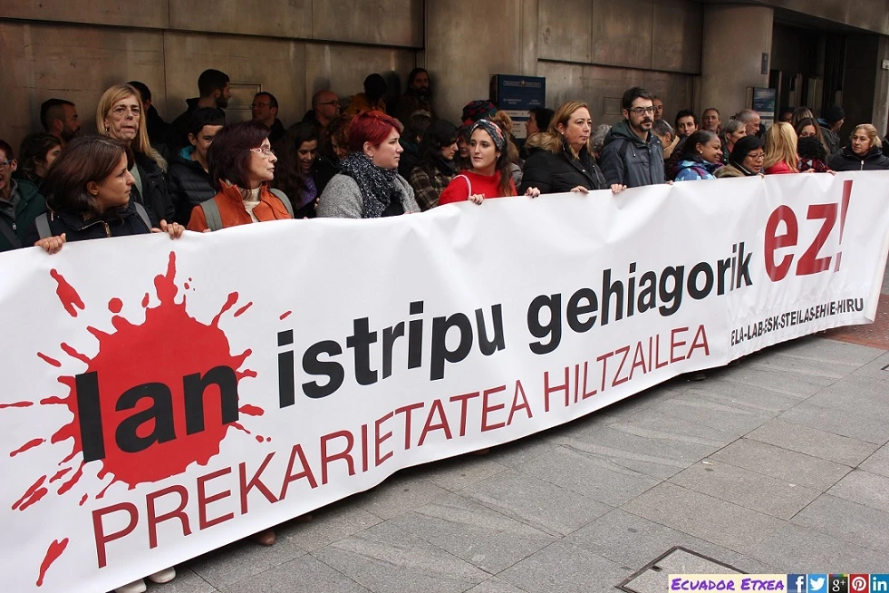 Erail egin dute etxeko lanetan soldatapean aritzen zen behargin bat