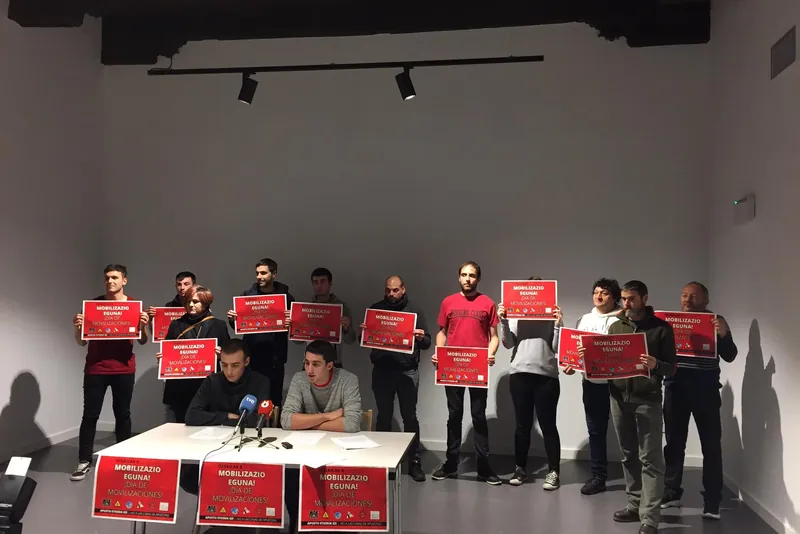 Iruñerriko apustu etxeen aurkako plataformen koordinadora sortu dute