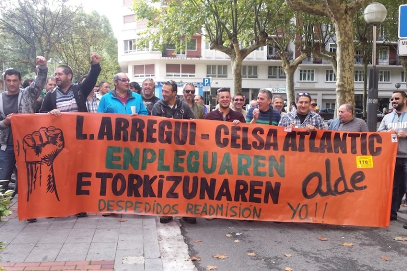 Kaleratze arriskuan daude 11 langile Arabako Celsan