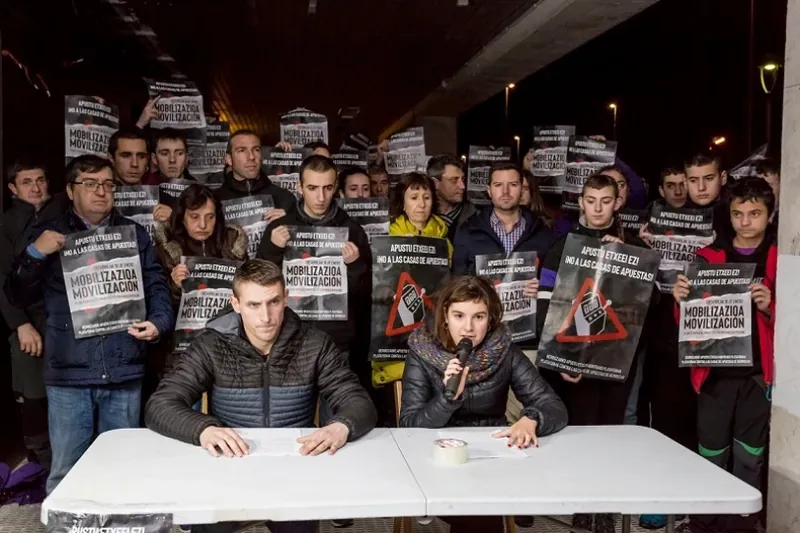 Apustu etxeen aurkako mobilizazioa egingo dute Berriozarren urtarrilaren 18an