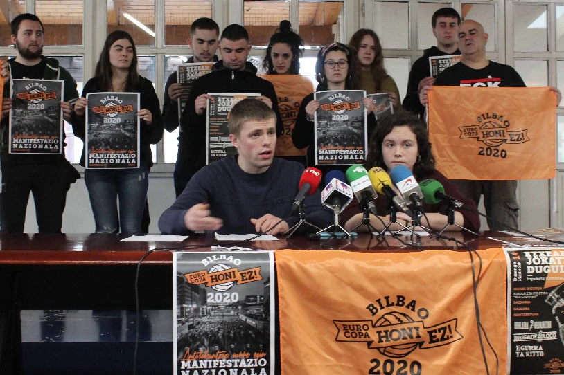 Eurocopa Honi Ez plataformak manifestazio nazionala deitu du martxoaren 28rako Bilbon
