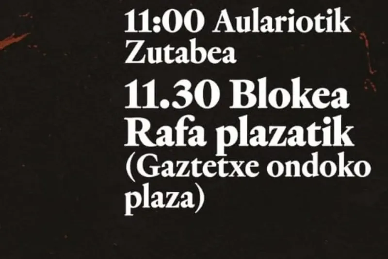 'Langileok haustura politikoa' izenpean, bloke propioa osatuko dute Gasteizen biharko greba orokorrean