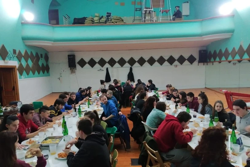 Donostiako Ikasle Eguna izan zen larunbatean Añorgako Gaztetxean