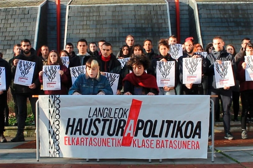 'Elkartasunetik klase batasunera' dinamika aurkeztu dute Gasteizen, martxoaren 3aren eta 8aren harira