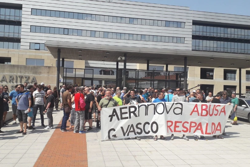 Aernnovako langileek greba mugagabea hasiko dute, euren osasuna bermatu asmoz