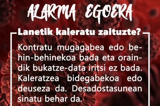 Durangaldeko Beharginon Autodefentsa Sareak salbuespen egoerari erantzuteko baliabideak eskainiko ditu