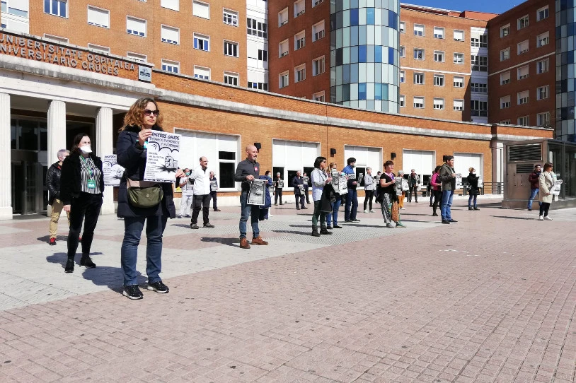 Osasungintzako langile bat eraila Gurutzetako Ospitalean, bigarrena salbuespen egoeran
