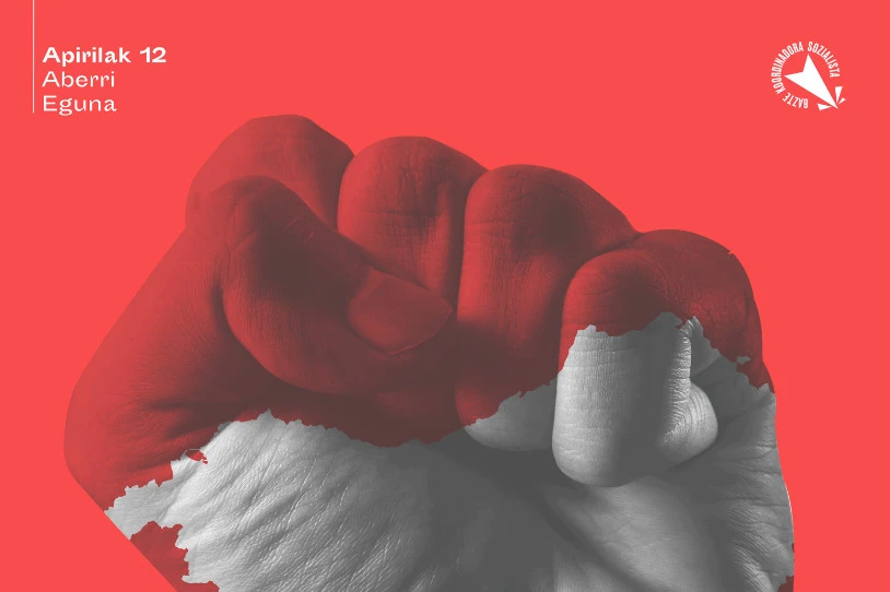 Euskal Estatu Sozialistaren eraikuntza aldarrikatu du Gazte Koordinadora Sozialistak Aberri Egunean