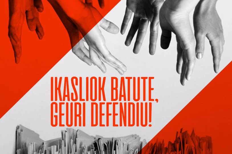 Ebaluazio-sistema justu baten aldeko kanpaina abiatu dute Ondarroako ikasleek